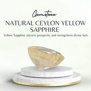 Buy Ceylon Yellow Sapphire Sri Lanka 7.77 Carat Gemstone