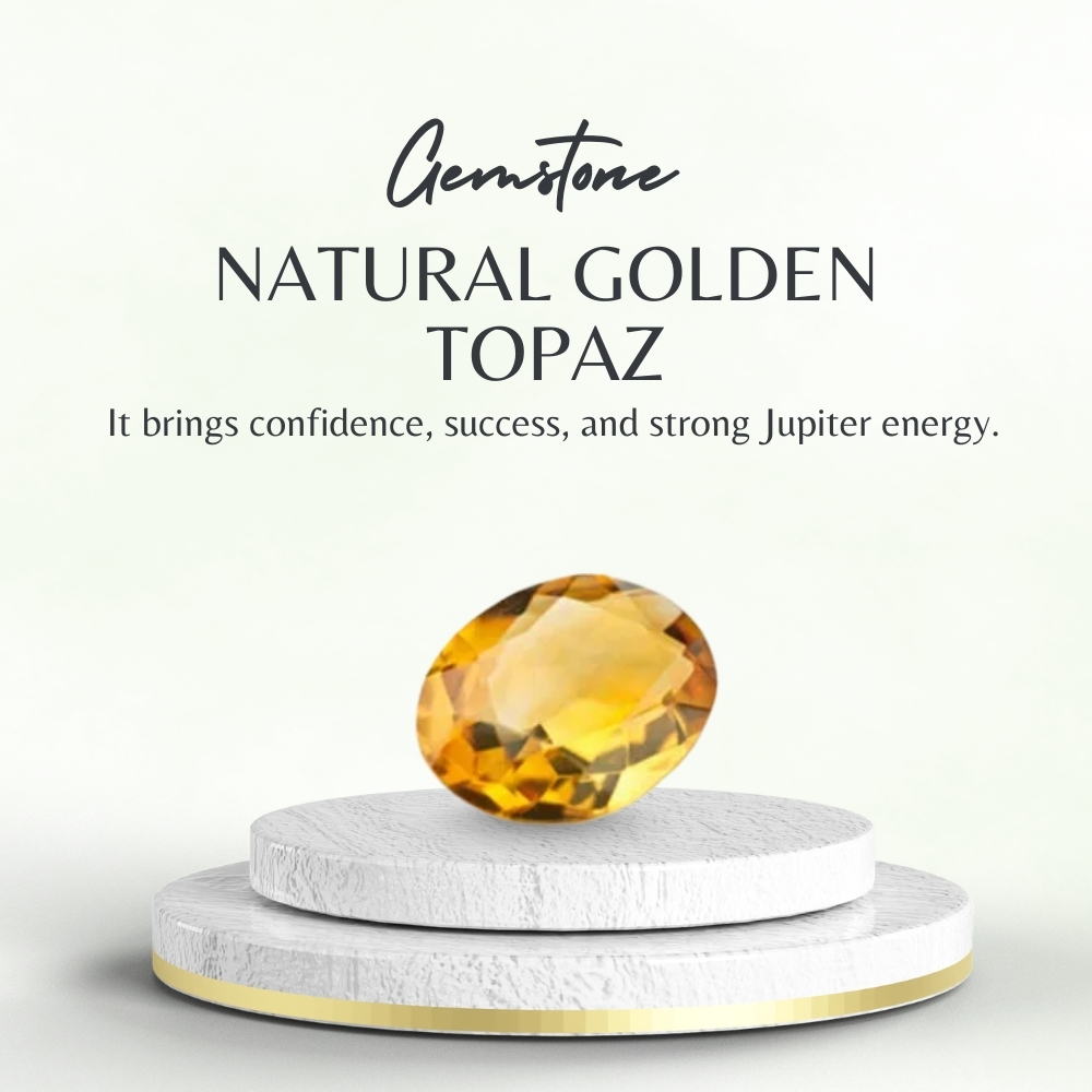Buy Natural Golden Topaz for Success & Prosperity