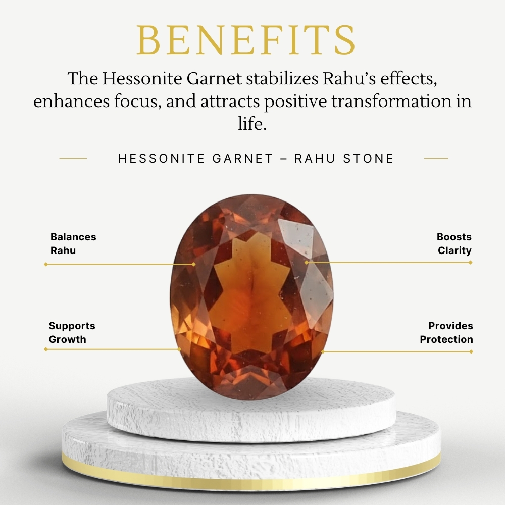 Hessonite Garnet - Powerful Rahu Stone - Image 2